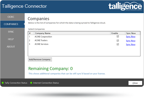 talligence-connector